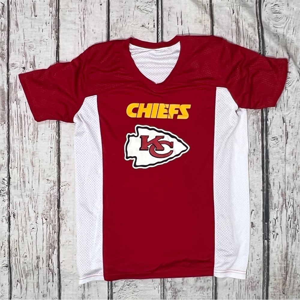 Kansas City Chiefs NFL Flag Football Reversible Men's KC Chiefs Jersey